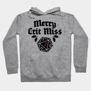 Merry Crit Miss (black) Hoodie